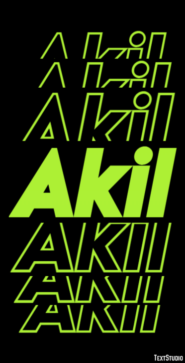 Akil Text Effect