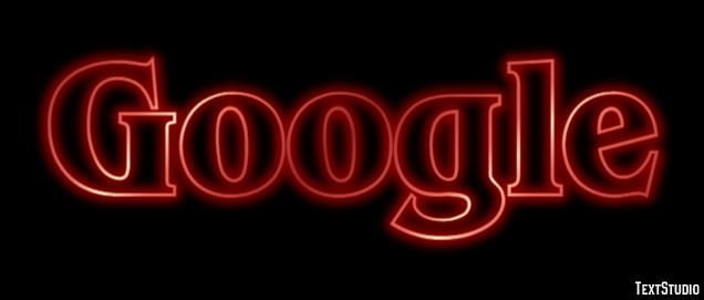 Google Efeito de texto