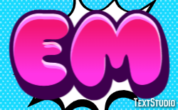 Em Efeito de texto