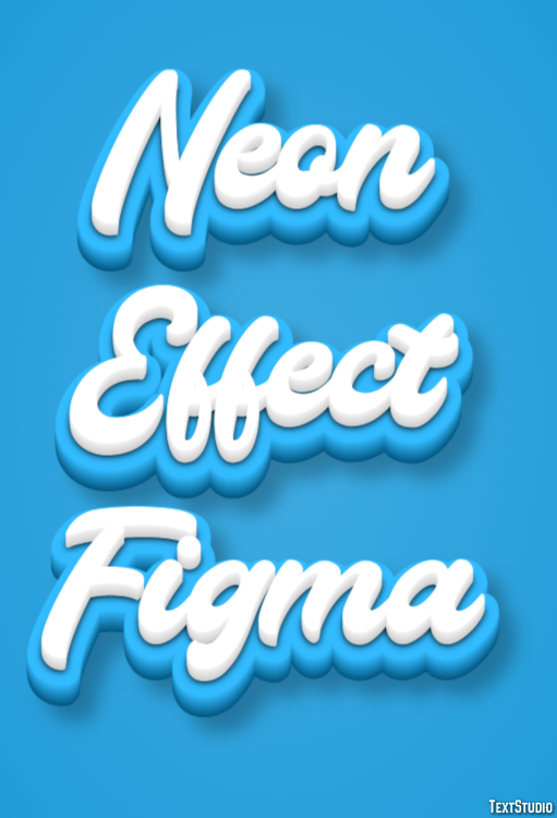 Neon Effect Figma Text Effect