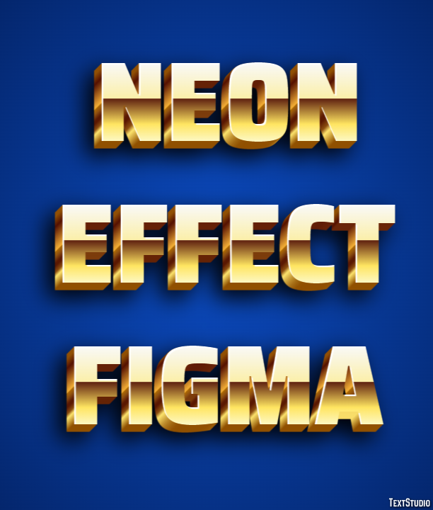 Neon Effect Figma Text Effect
