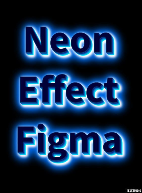 Neon Effect Figma Text Effect