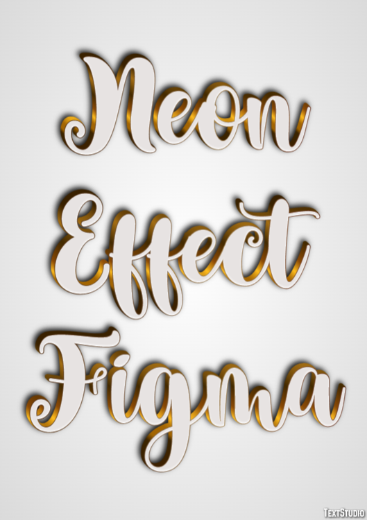Neon Effect Figma Text Effect