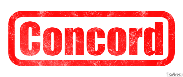 Concord Efekt tekstowy