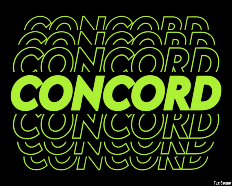 Concord Effet de Texte