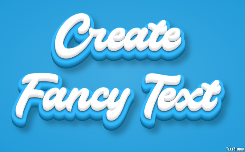 Create Fancy Text Metin Efekti