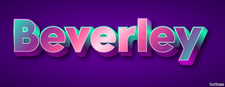 Beverley テキスト効果