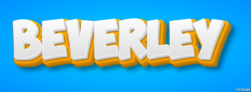 Beverley テキスト効果