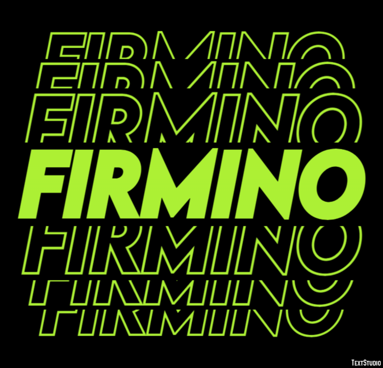 Firmino Effetto testo