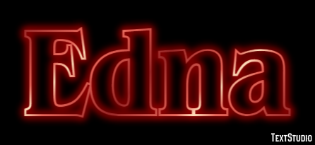Edna Text Effect