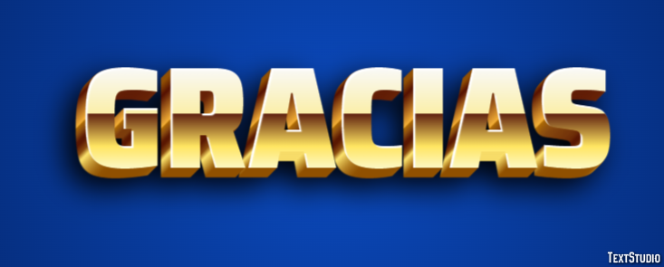 Gracias Effet de Texte
