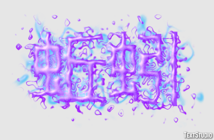 蚯蚓 Effet de Texte