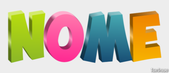 Nome Effet de Texte