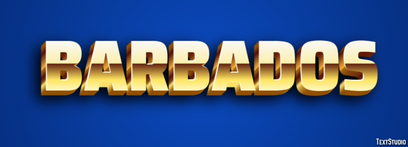 Barbados Efecto de texto