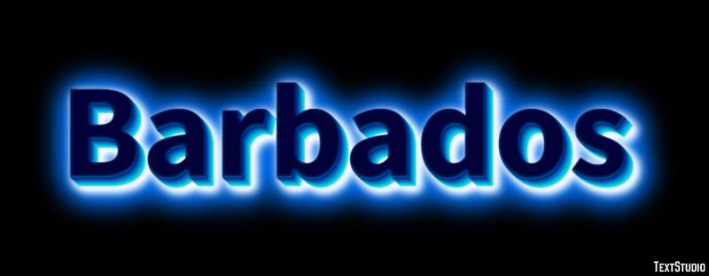 Barbados Efecto de texto