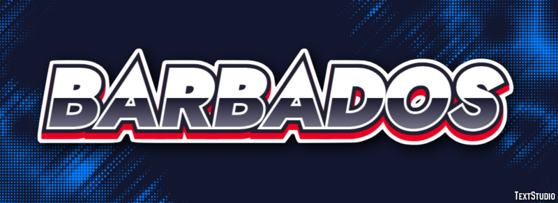 Barbados Efecto de texto