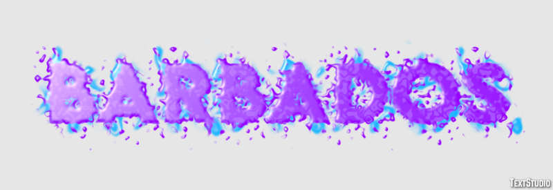 Barbados Text Effect