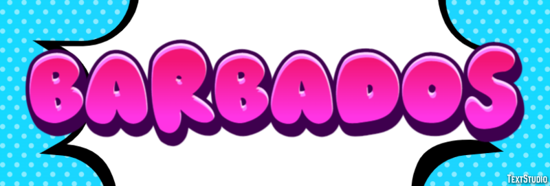 Barbados Efecto de texto