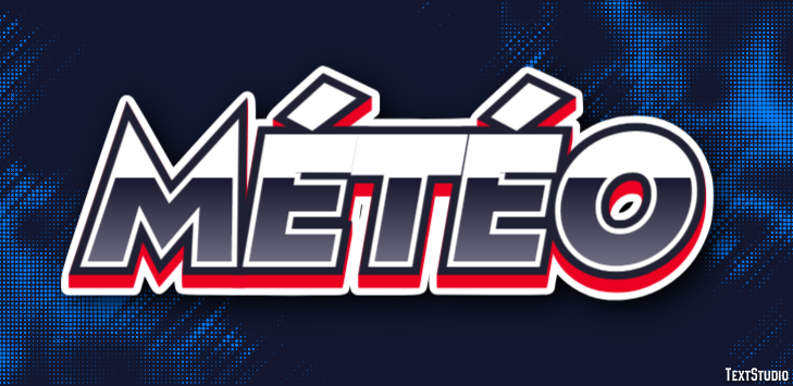 Météo Text Effect
