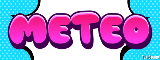 Météo Text Effect
