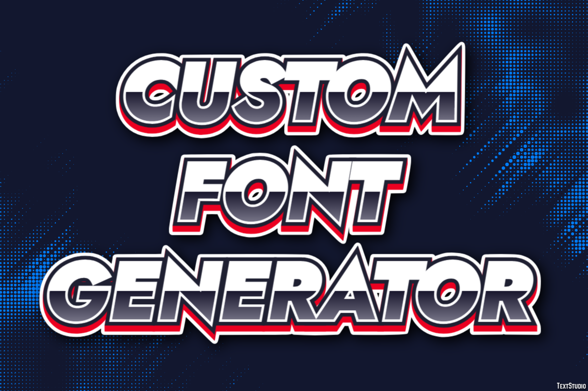 Custom Font Generator Text Effect