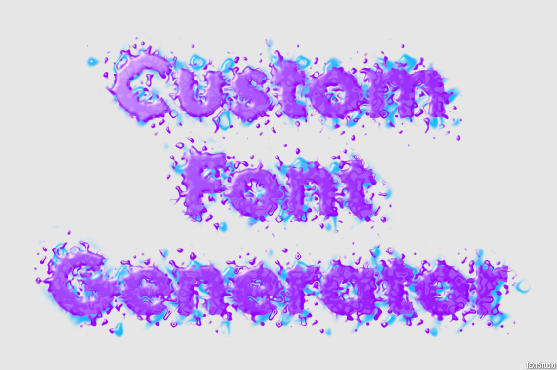 Custom Font Generator Text Effect