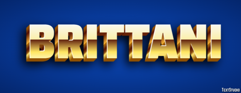 Brittani テキスト効果