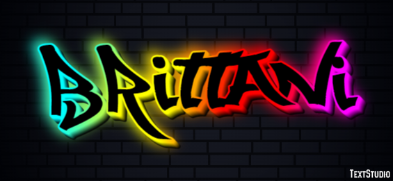Brittani Text effect