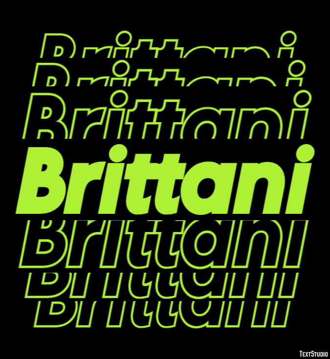 Brittani Text Effect