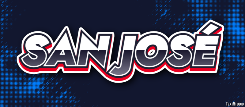 San José Tekst Effect