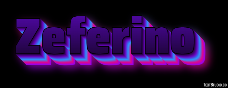 Zeferino Tekst Effect
