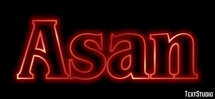 Asan Text Effect