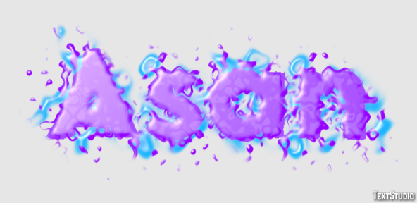 Asan Text effect