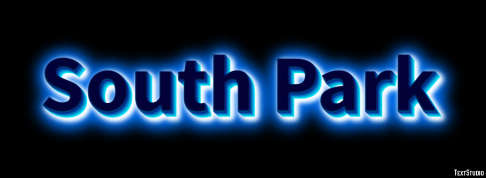 South Park Эффект текста