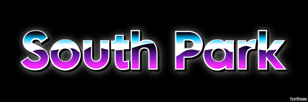 South Park Эффект текста