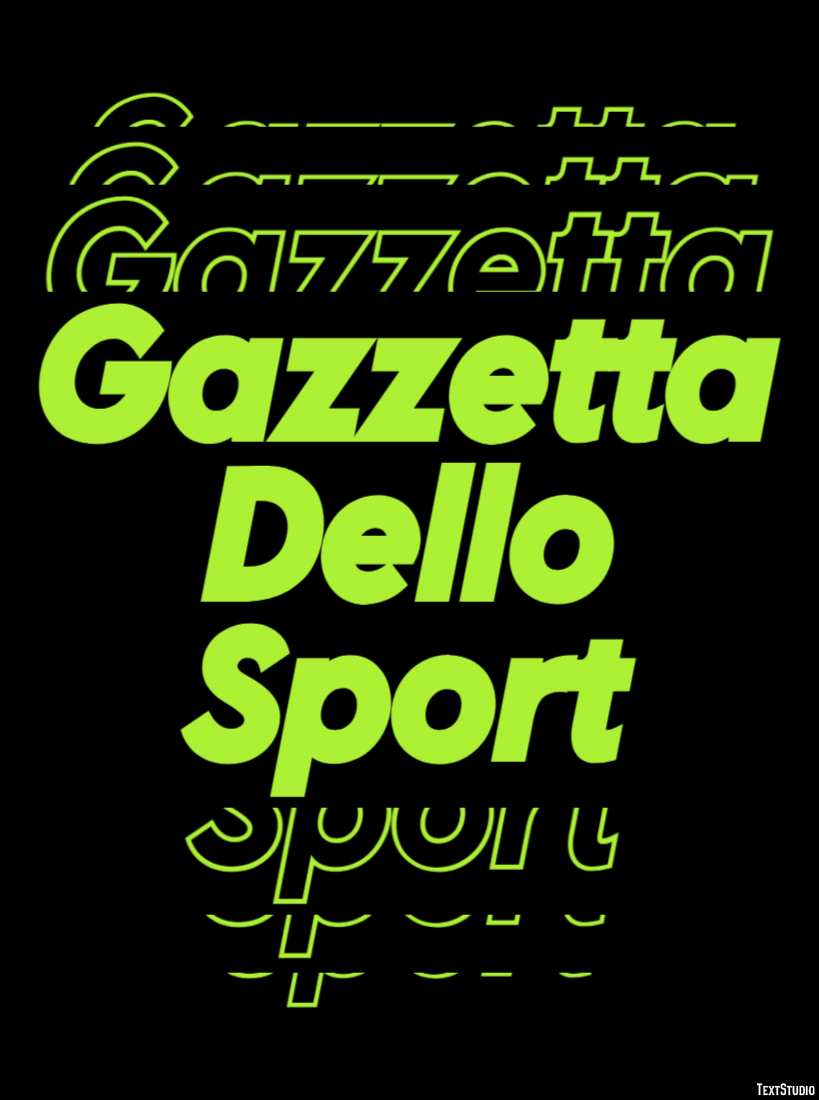 Gazzetta Dello Sport Metin efekti