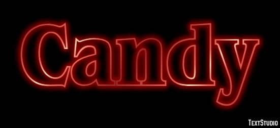 Candy Text effect