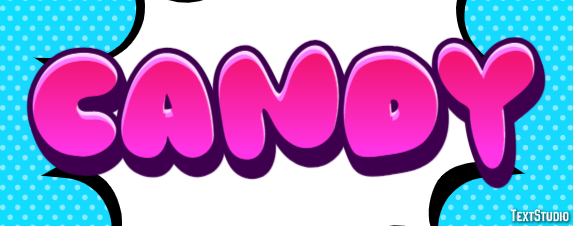 Candy Text effect