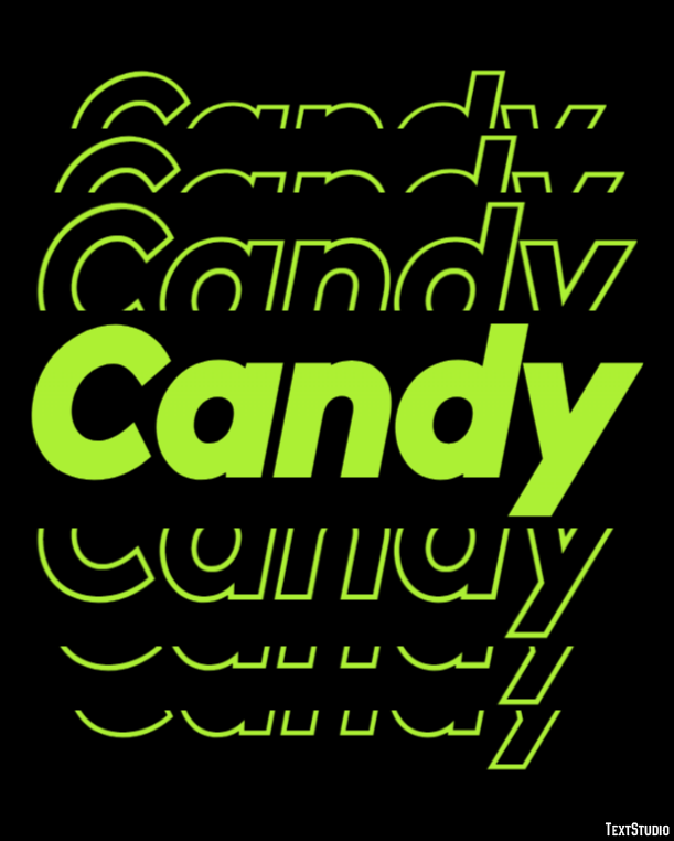 Candy Text Effect