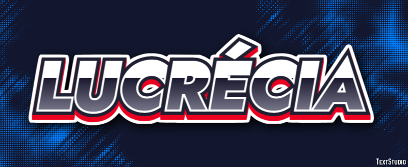 Lucrécia Efeito de texto