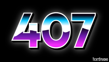 407 Efeito de texto