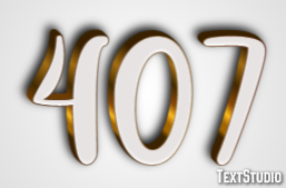 407 Text Effect