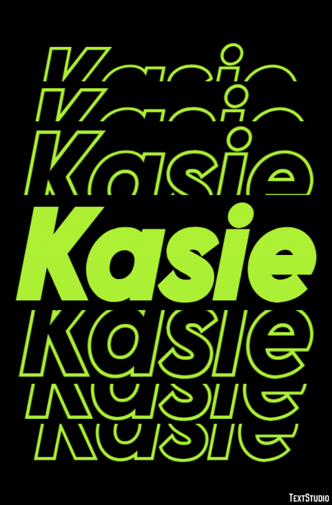 Kasie Text effect
