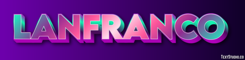 Lanfranco Эффект текста