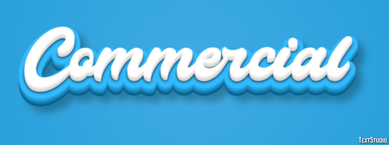 Commercial Text Effect