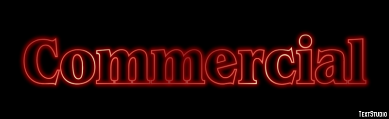 Commercial Text Effect