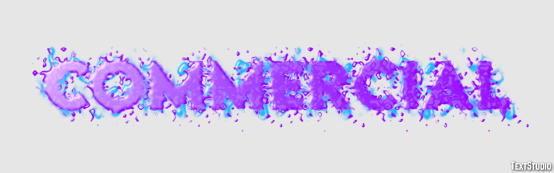 Commercial Text Effect