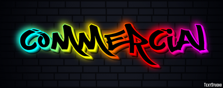 Commercial Text Effect