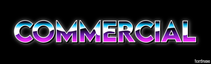 Commercial Text Effect