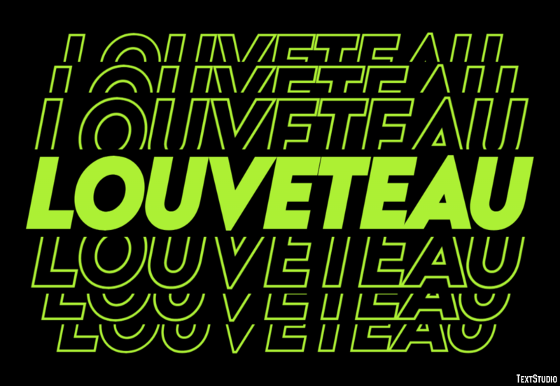 Louveteau Effet de texte
